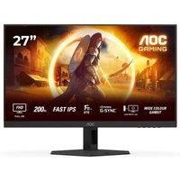 AOC Gaming 27G4HRE - 27 inch Full HD monitor, 200 Hz, 1 ms, G-Sync comp., HDR10 (1920x1080, 2x HDMI 2.0, DisplayPort 1.4) black-red