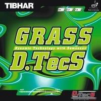 TIBHAR GRASS D TECS TABLE TENNIS RUBBER (Black, 1.2 mm)