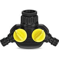 Karcher twin Tap hose Adaptor Brand New In Retail Pack 26,4mm 21,0mm 2.645-199.0