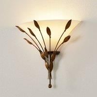 Kgl Wall light CAMPANA with leaf decor