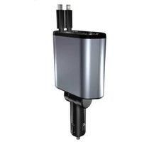120W Dual Port Retractable Cable Car Charger