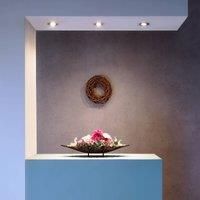 Deko-Light Recessed Ceiling Ring, Voltage Constant, 12V AC/DC, GU5.3 / MR16, 50.00 W, Silver