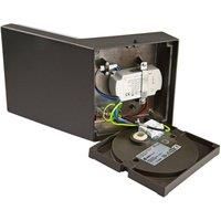 Deko-Light LED outdoor wall light Tucanae, grey, height 22 cm, IP65, metal