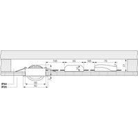 Deko-Light LED recessed ceiling light Dione, IP44, 2,700 K, black, dimmable