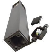 Deko-Light Path light Facado II, height 65 cm, grey/smoke, 11 x 11 cm IP65