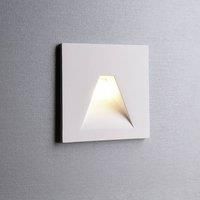 Deko-Light LED recessed wall lamp SET Alwaid, white 8 x 8 cm angle 2,700 K