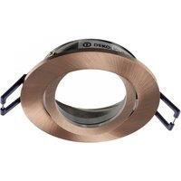 Deko-Light Samsola recessed ceiling light, copper-coloured, 8 cm, metal
