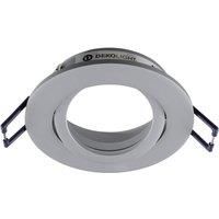 Deko-Light Samsola recessed ceiling light, aluminium-coloured, 8 cm, metal