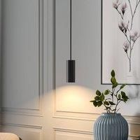 Deko-Light CAN pendant light, black, height 15 cm, 6 cm, metal, GU10