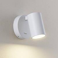 Deko-Light Wall spotlight CAN TILT, white, 10 cm, metal, switch, GU10