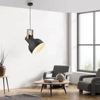 JUST LIGHT. Cup 2.0 pendant light, 30cm, 1-bulb, black