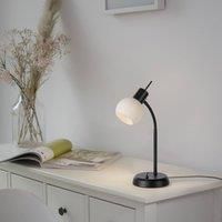 JUST LIGHT. GmbH JUST LIGHT. Loki table lamp, black, iron, glass