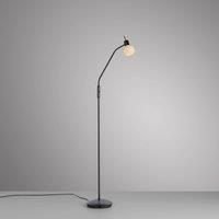 JUST LIGHT. Loki floor lamp, black, iron, glass