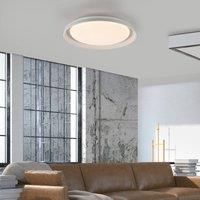 JUST LIGHT. Sati LED ceiling light, plastic, white