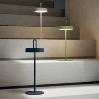 JUST LIGHT. GmbH JUST LIGHT. LED table lamp Amag grey-beige iron IP44