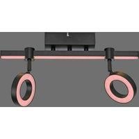 JUST LIGHT. GmbH JUST LIGHT. LED ceiling lamp LOLAsmart Bileda, 2-bulb, black