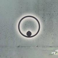 JUST LIGHT. GmbH JUST LIGHT. Archie LED rechargeable wall light, black, 3,000 K