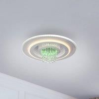 JUST LIGHT. GmbH JUST LIGHT. Tolago RGB LED ceiling lamp, CCT, white, remote control