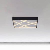JUST LIGHT. GmbH JUST LIGHT. Mikado LED ceiling light, 50 x 50 cm, black