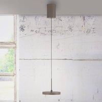 JUST LIGHT. GmbH JUST LIGHT. LED pendant light Plata, sand, 1-bulb, 3,000 K