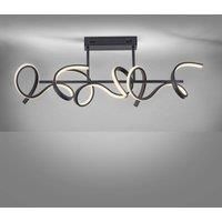 Paul Neuhaus Design ceiling lamp black incl. LED and dimmer - Krisscross