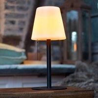 Leuchten Direkt Keno LED table lamp, ground spike, pull switch