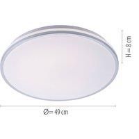 JUST LIGHT. LED ceiling light Isabell, 49 cm