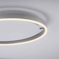 JUST LIGHT. LED ceiling light Ritus, 39.3cm, aluminium