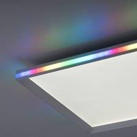 JUST LIGHT. Galactica LED ceiling light, CCT, RGB 45x45cm