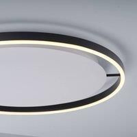 JUST LIGHT. Ritus LED ceiling light, 58.5cm, anthracite