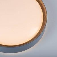 JUST LIGHT. Emilia LED ceiling light, three-stage dimmable, grey