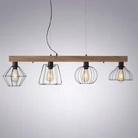 Leuchten Direkt Kaska pendant light, four-bulb