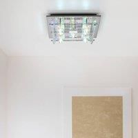 JUST LIGHT. Kemal 2.0 LED ceiling light, chrome with RGB