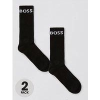 BOSS Men/'s 2P RS Sport CC Socks, New-Black1, 40-46 (Pack of 2)