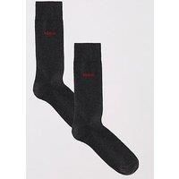 Hugo Hugo Bodywear 2 Pack Rs Uni Crew Socks - Dark Grey