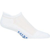 FALKE Unisex Kids Cool Kick Sneaker K SN Breathable Low-Cut Plain 1 Pair Trainer Socks, White (White 2000), 3-5