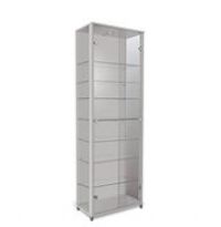 Argos Home 7 Shelf Glass Display Cabinet - Silver
