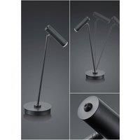 HELL Tom LED table lamp, dimmable, black