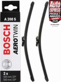 Bosch Wiper Blade Aerotwin A208S, Length: 500mm/500mm £ set of front wiper blades