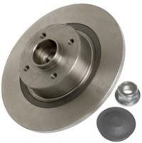 Bosch Brake Discs Rear 52.3mm Solid 10mm ABS Sensor Ring 0986479274