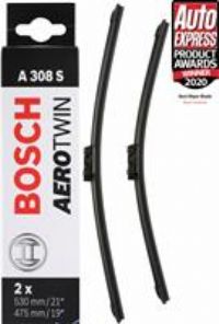 VW POLO (9N) NEW BOSCH A308S Aerotwin Front Wiper Blades Set