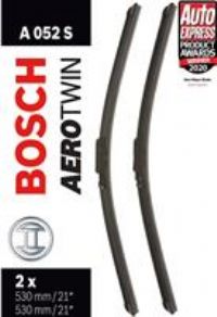 Bosch Aerotwin Flat Blade A052S Front Window Windscreen Wiper Blade Set Pair