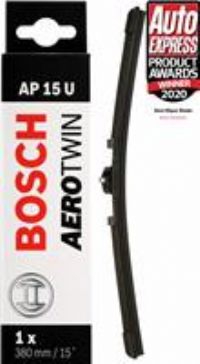 Bosch Aerotwin 15” Plus Multiclip Flat Blade Window Wiper Blade 380mm AP15U