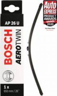 Bosch Aerotwin Plus Multiclip Flat Blade Front Window Wiper Blade 650mm AP26U