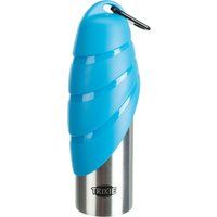 Trixie Bottle with bowl, stainless steel/plastic ( Assorted Color )
