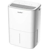 COMFEE/' Aqua Dry 12L/DAY Dehumidifier for Home with 2.5L Water Tank, Low Noise Level, Drain Hose, and Continuous Drainage, Smart Dry Model, Ideal for Bedroom, Bathroom, Laundry Drying, Attic, Basement
