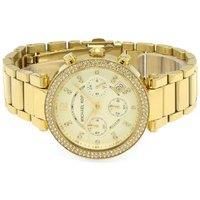 NEW GENUINE MICHAEL KORS PARKER GOLD GOLD WOMEN CHRONO WATCH MK5354 RRP 269£ UK