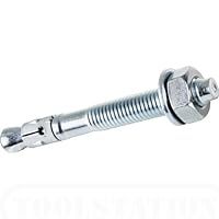 fischer 523135 FXA 10/50X126 mm Through Bolt, Zinc Plated