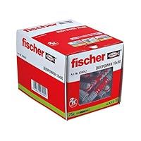 fischer 538242 DUOPOWER Wallplug, Red/Gray