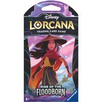 Ravensburger Disney Lorcana: Rise of The Floodborn TCG Booster Pack Sleeved for Ages 8 and Up